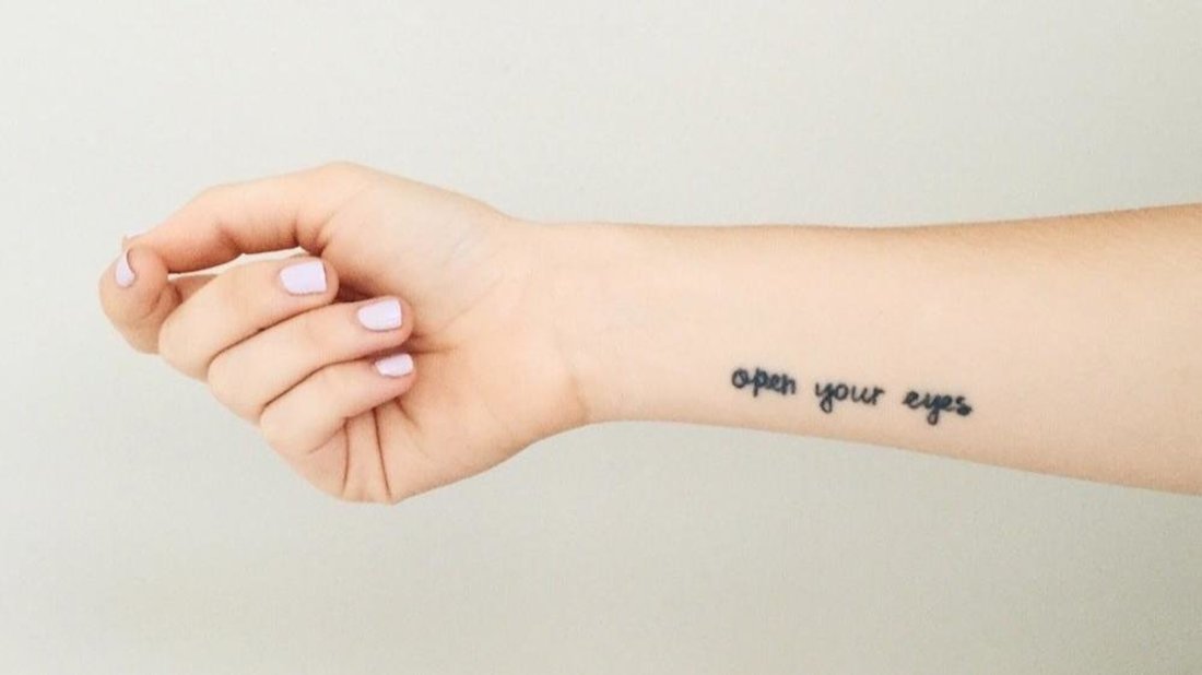 tattoo on wrist