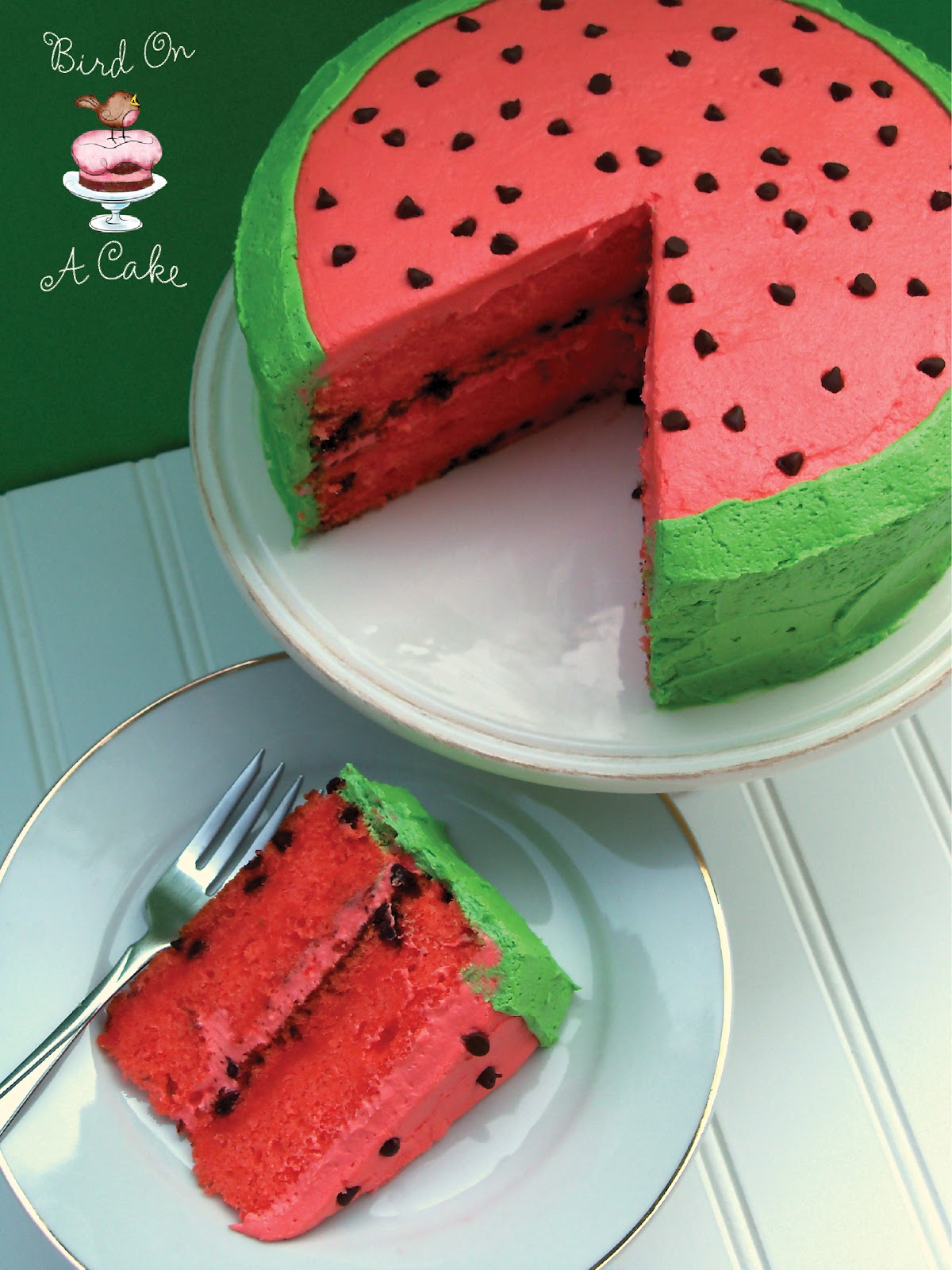 Watermelon Decorated Cake