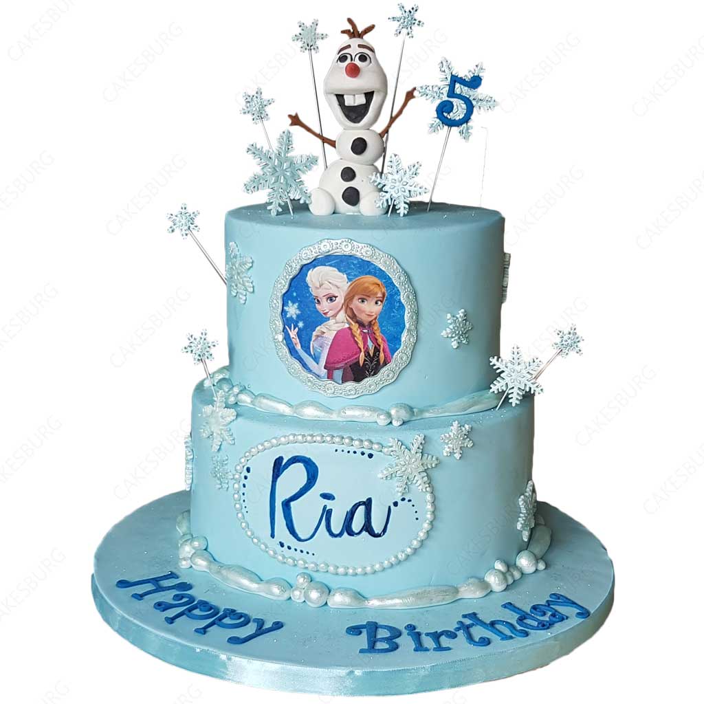 Olaf Decorated Cake