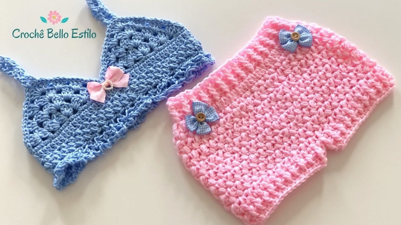 Conjunto Infantil De Croche