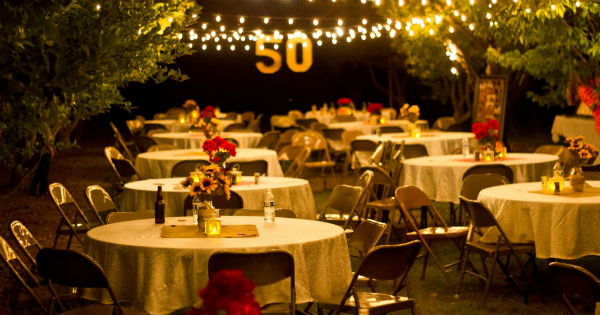 Modelos de Decoracao Bodas De Ouro