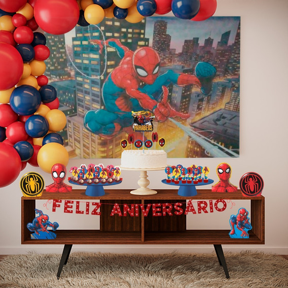 Modelos de Decoracao Do Homem Aranha Simples