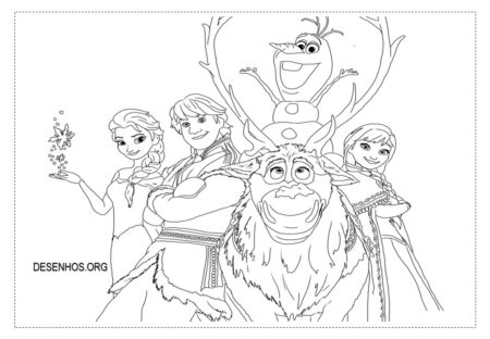 desenho-para-colorir-frozen