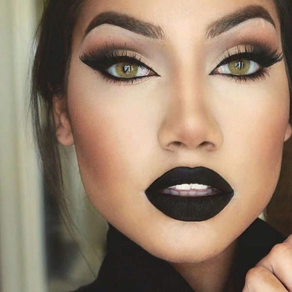 black makeup