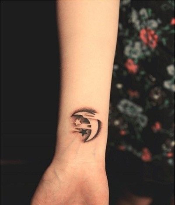 moon tattoo