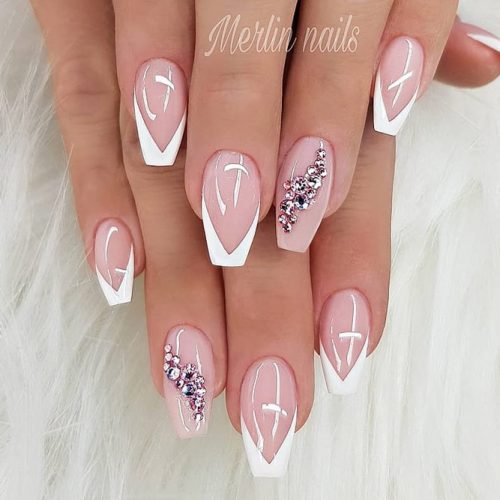 Elegant Decorated Nail