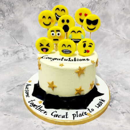 Decorated Emoji Cake