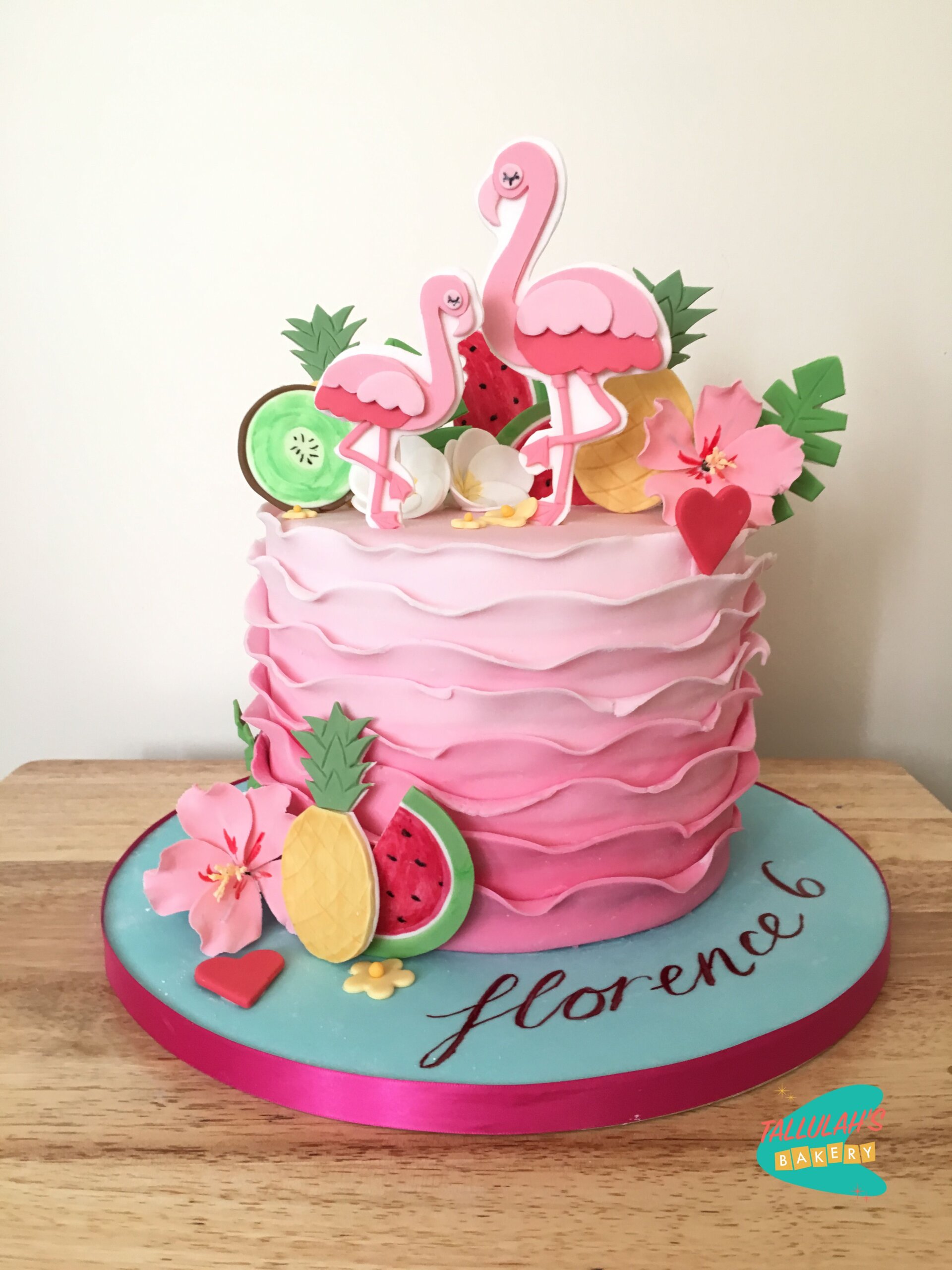 Flamingo Decorated Cake