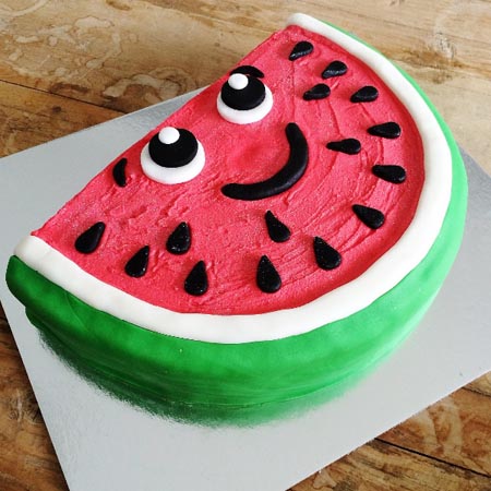 Watermelon Decorated Cake