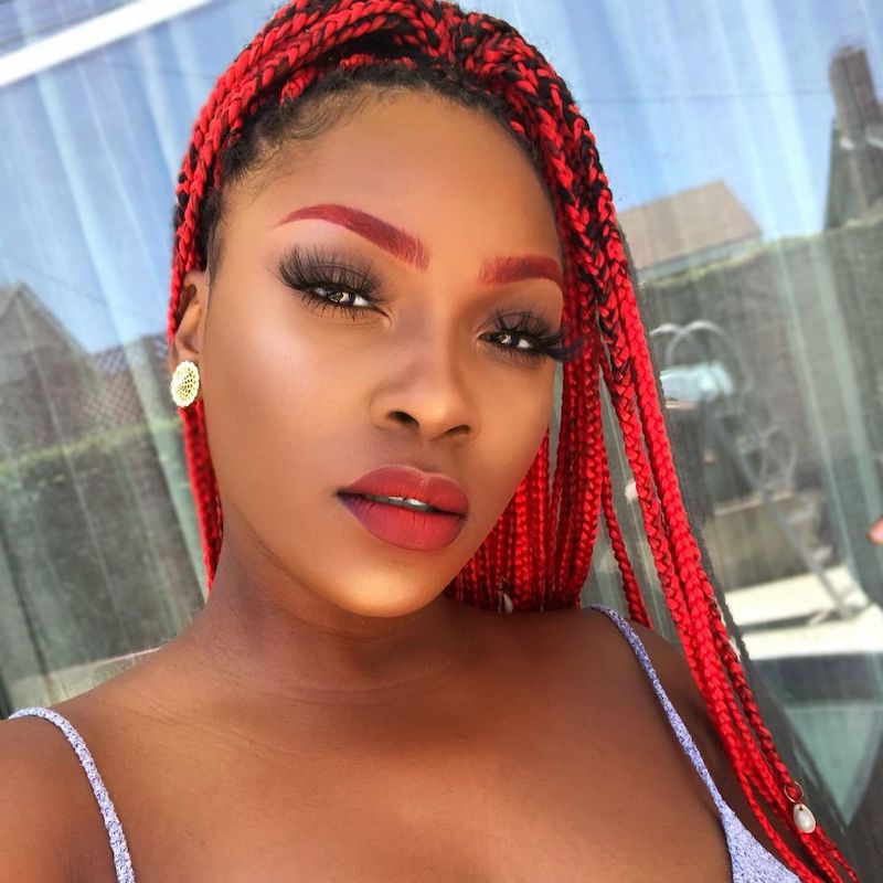 Box Braids Red