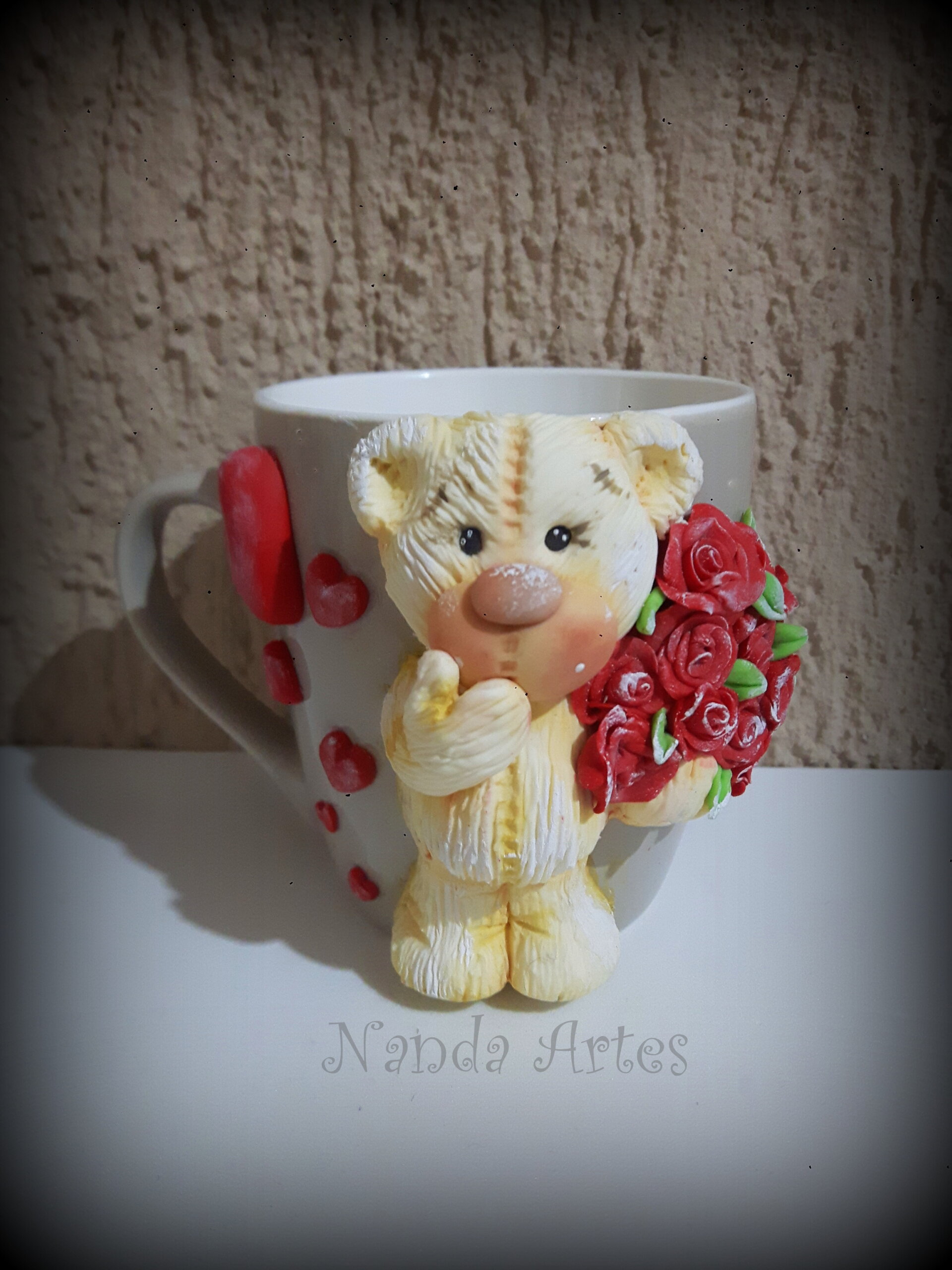 Modelos de Caneca Decorada Com Biscuit