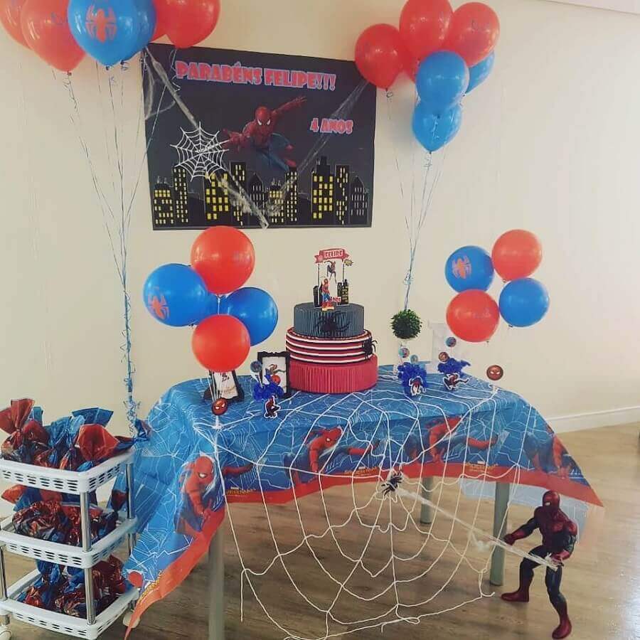 Modelos de Decoracao Do Homem Aranha Simples