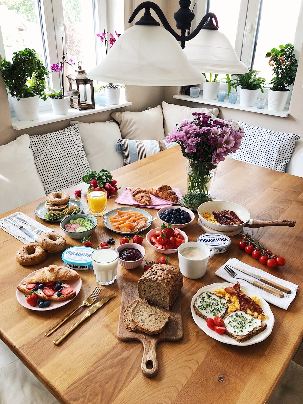 Breakfast table