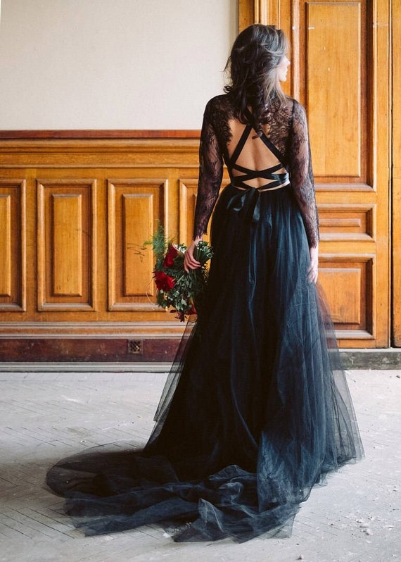 Black Wedding Dress