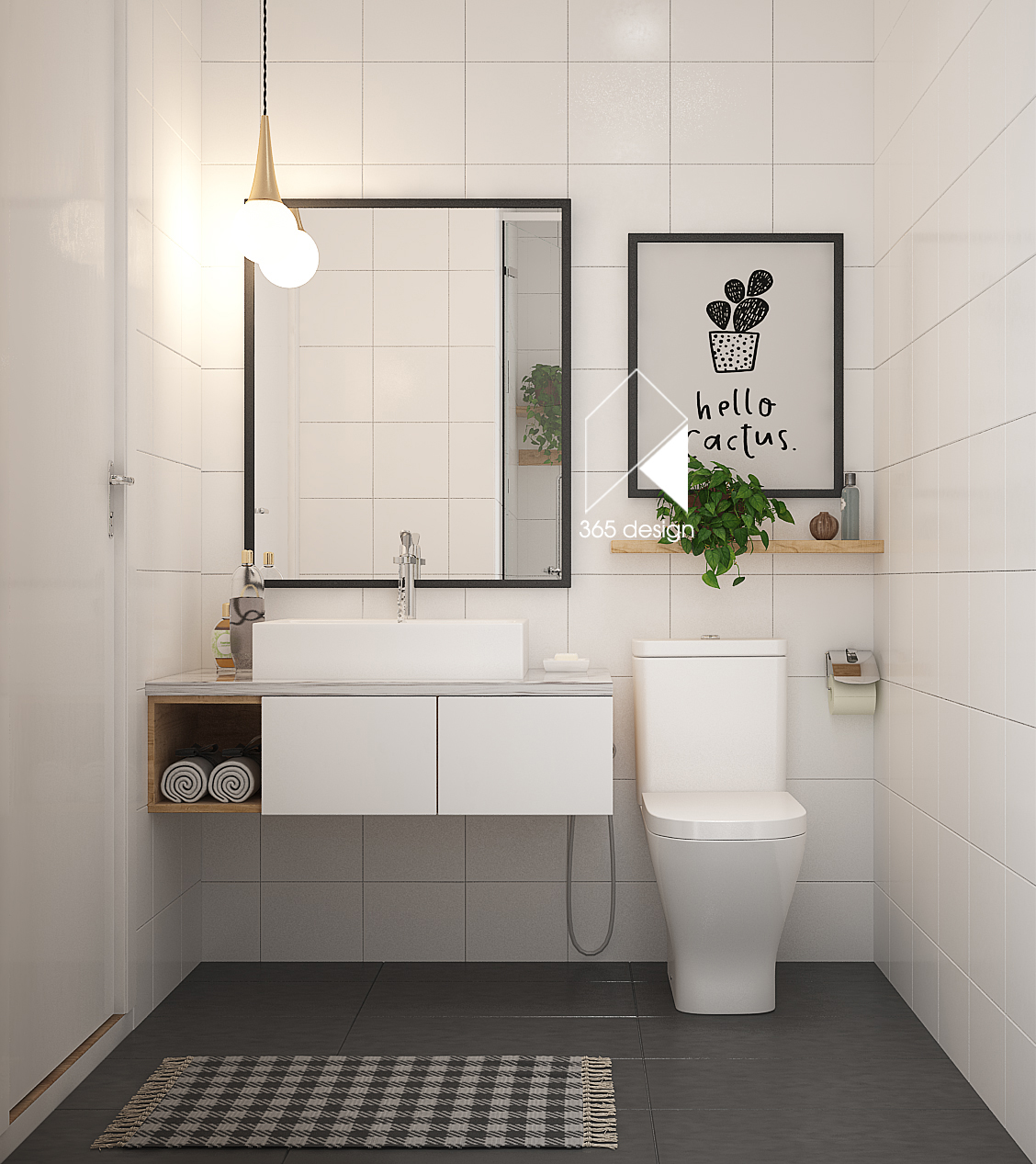 Simple bathroom