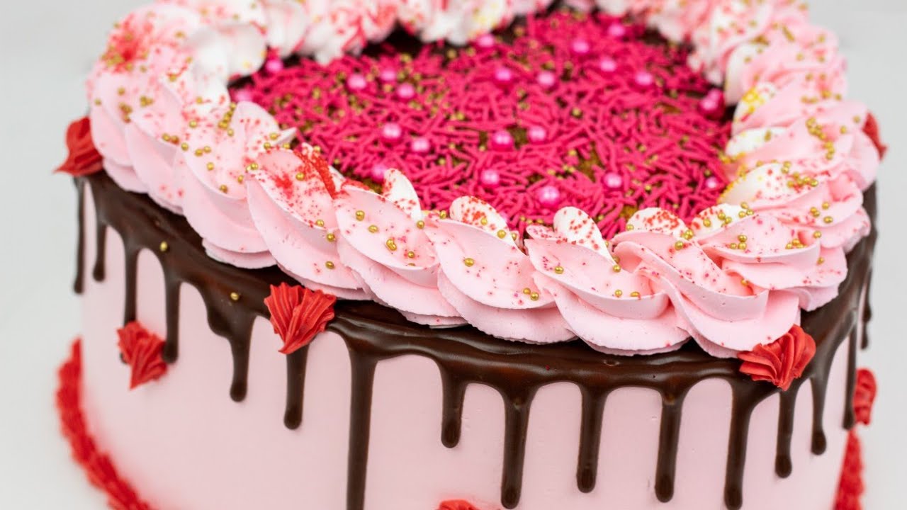 Heart Decorated Cake