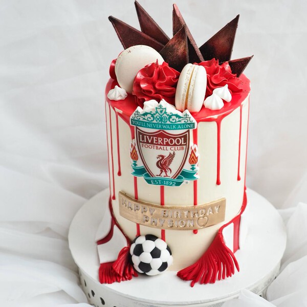 Decorated Football Cake