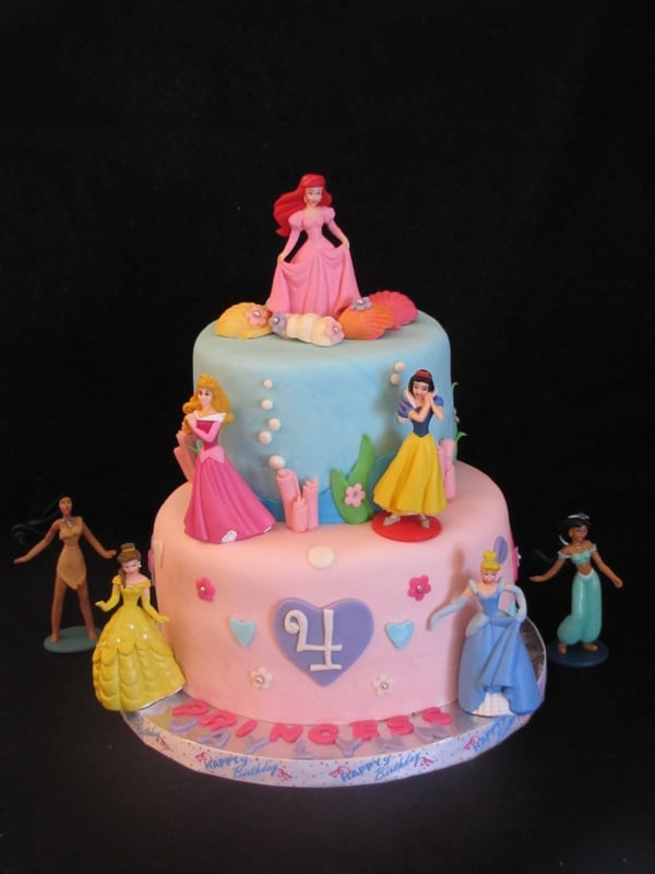 princess decorated cake