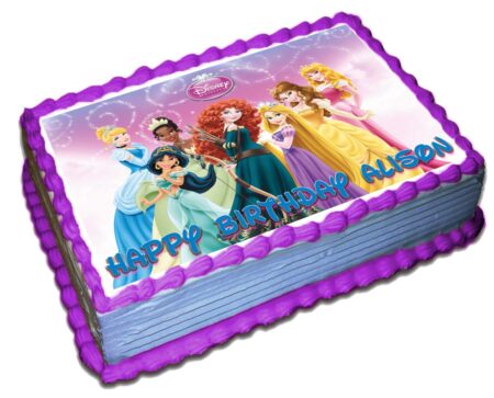 Disney Princess Decorated Cake