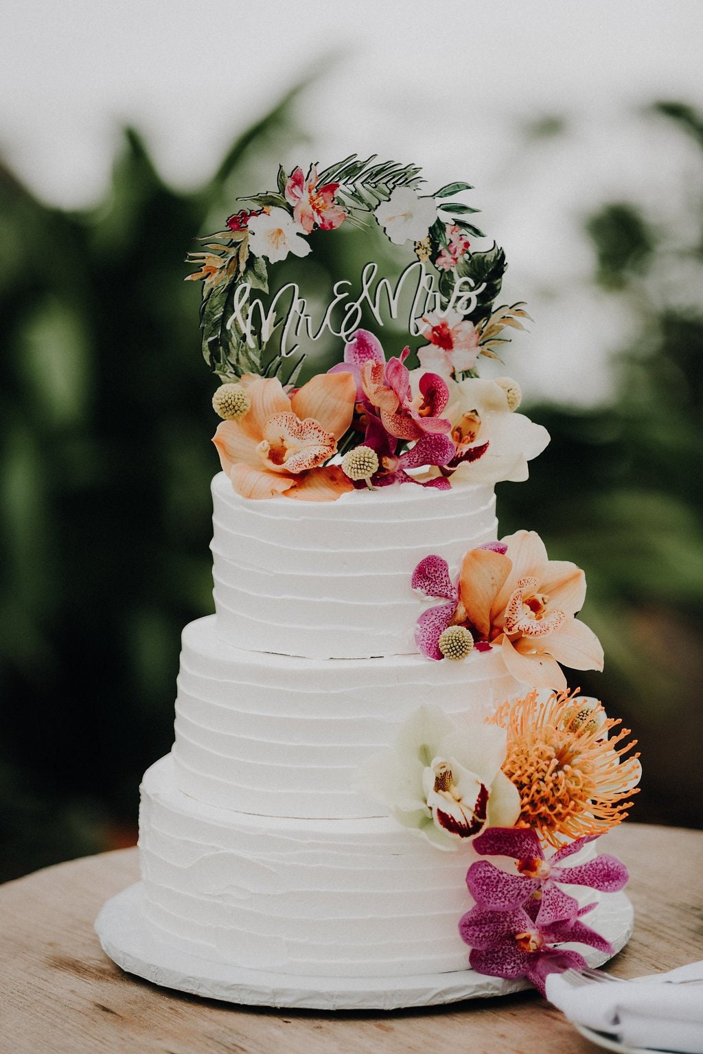 Tropical Decorated Cake