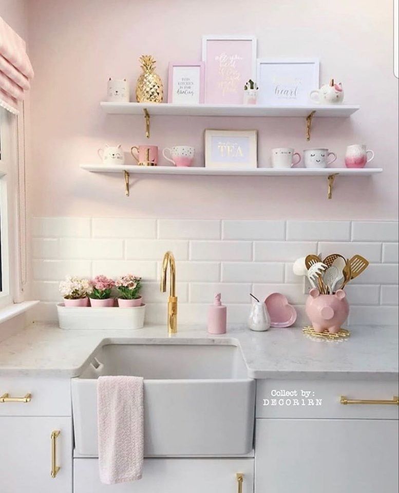 Decoration of Pink Kitchens