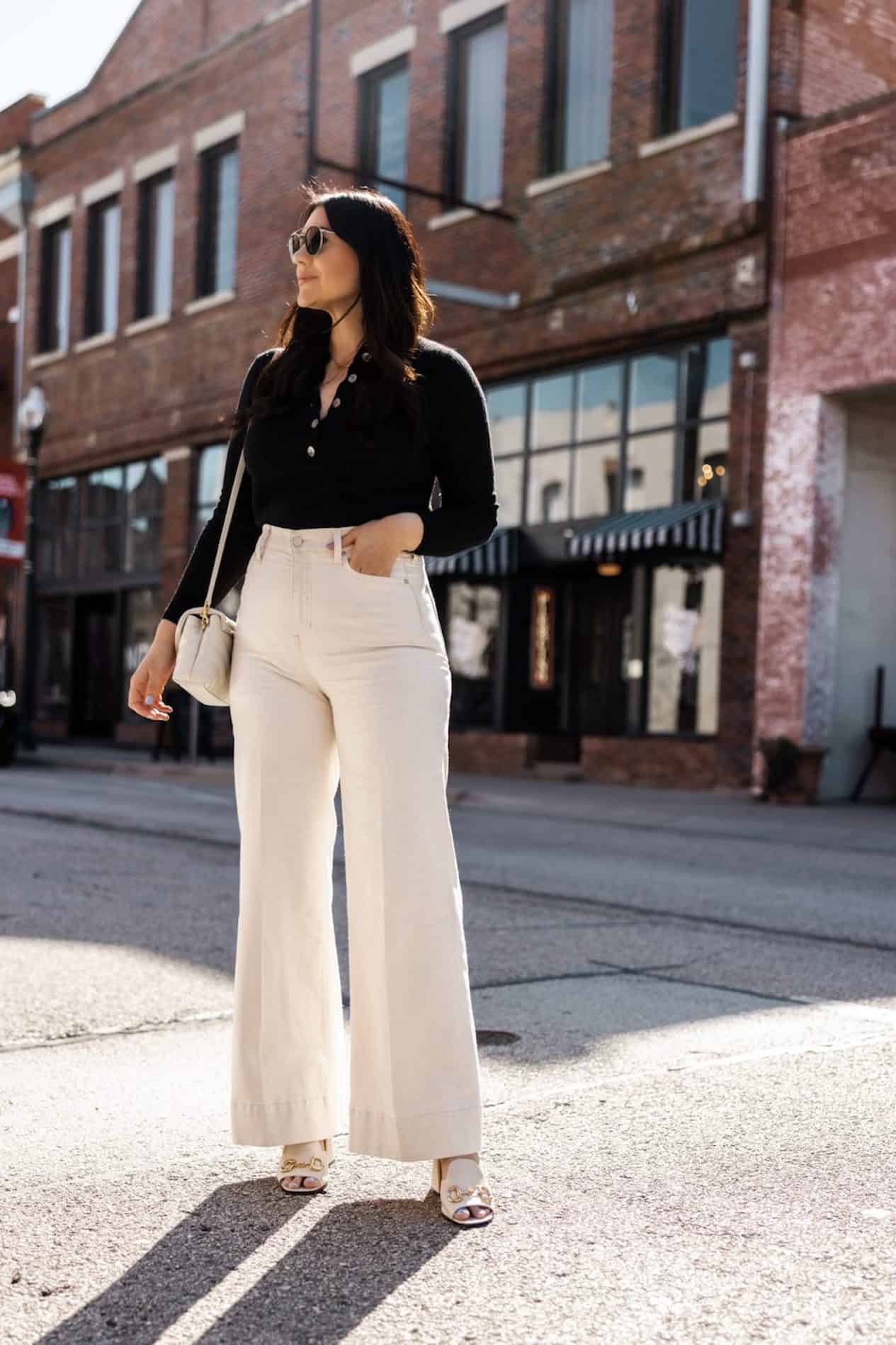 Fashion Look with Women's Wide Leg Pants