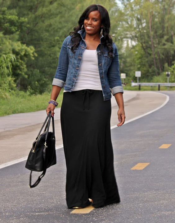 Fashion Look with long skirts