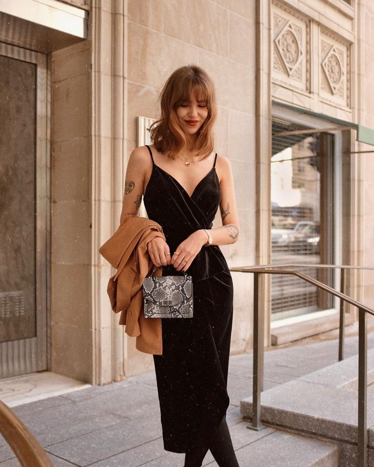 Fashion Look with Black dress