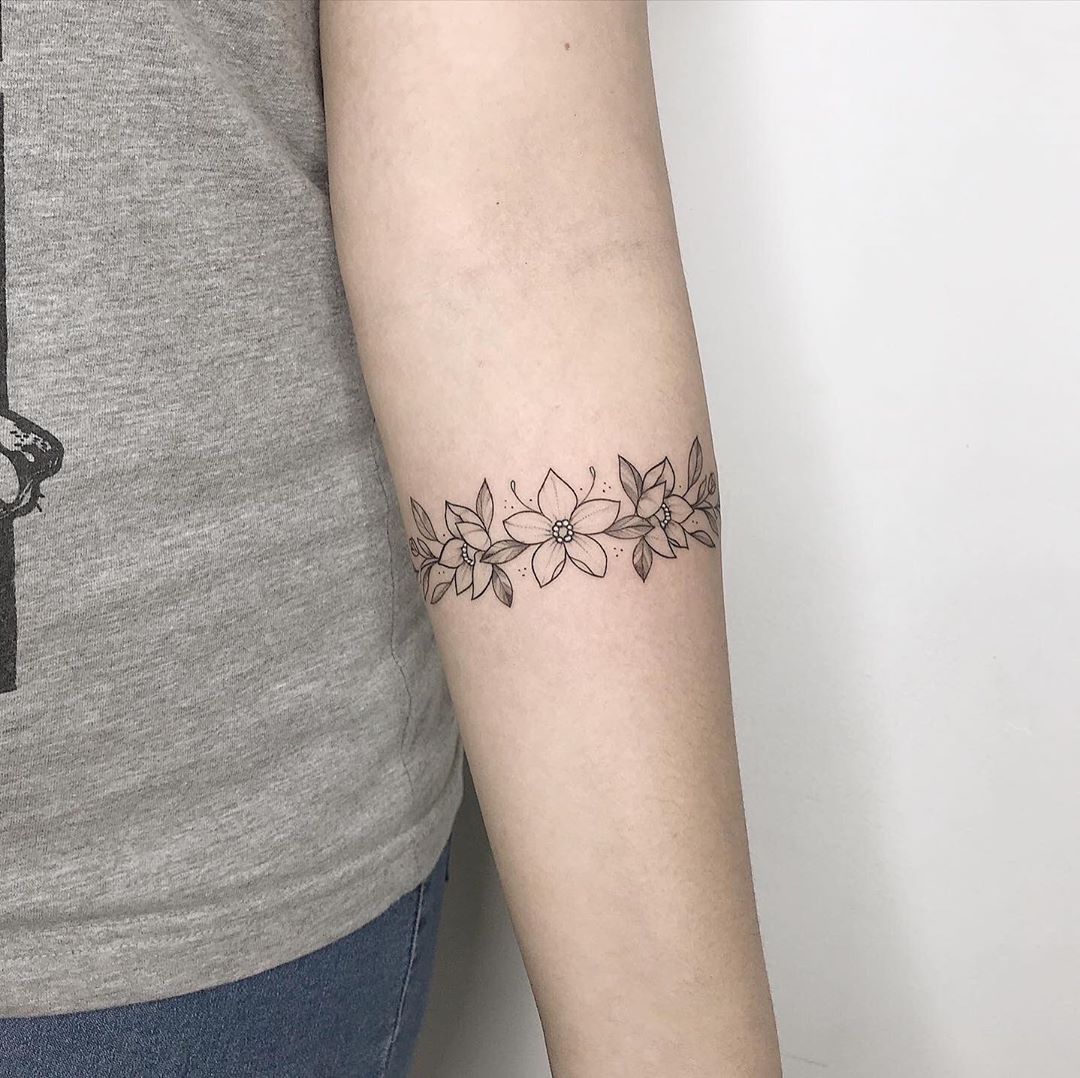 Tatuagem Bracelete Feminina