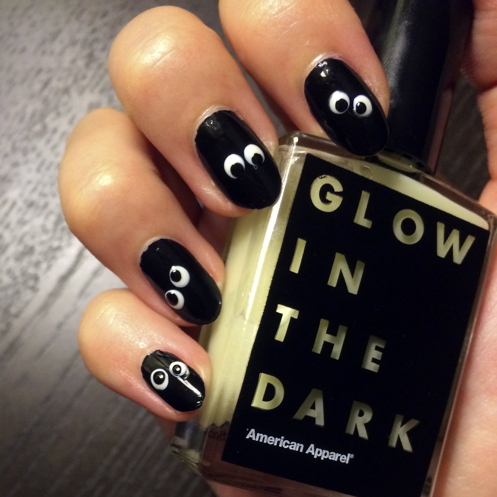 Dark Decorated Nail