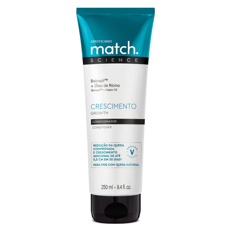 Condicionador Match Science Crescimento 250ml | O Boticário