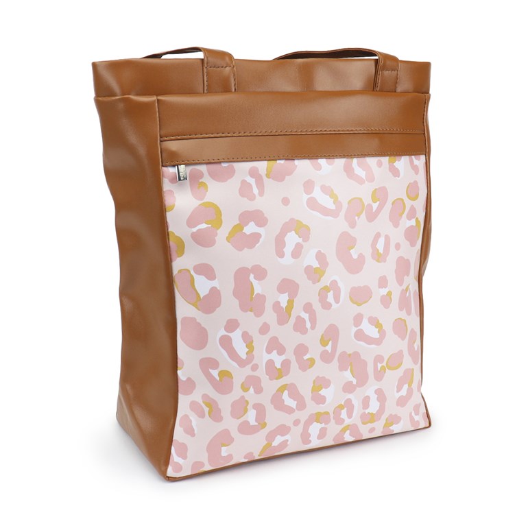 Bolsa Animal Print Rosa