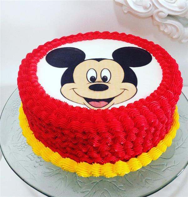 Bolo Decorado Mickey