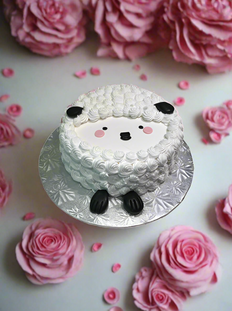 Sheep Decorated Cake