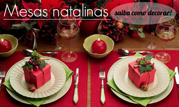 Decoração de Mesa de Natal