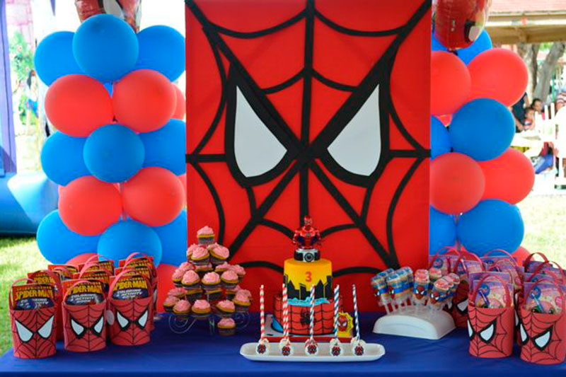 Decoracao Do Homem Aranha Simples