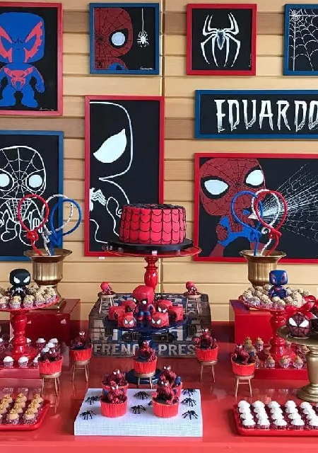 Decoracao Do Homem Aranha Simples