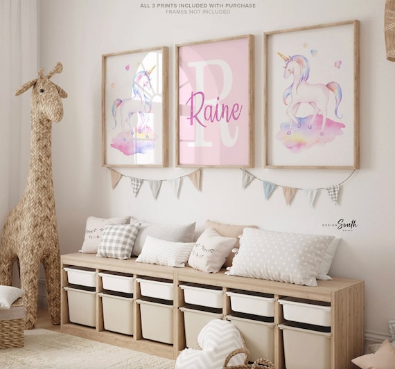 unicorn themed baby room