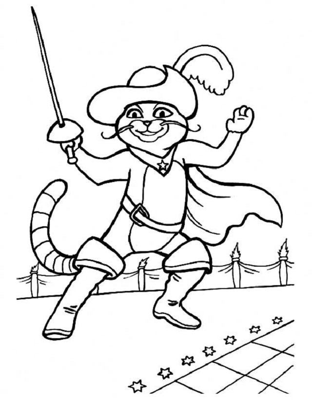 Web Stories40 Desenhos Do Gato De Botas Para Colorir Facil De Baixar