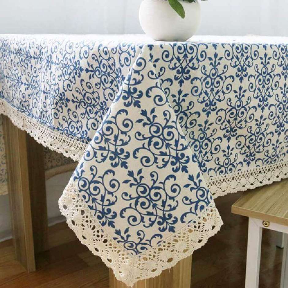 Bico De Croche Toalha De Mesa