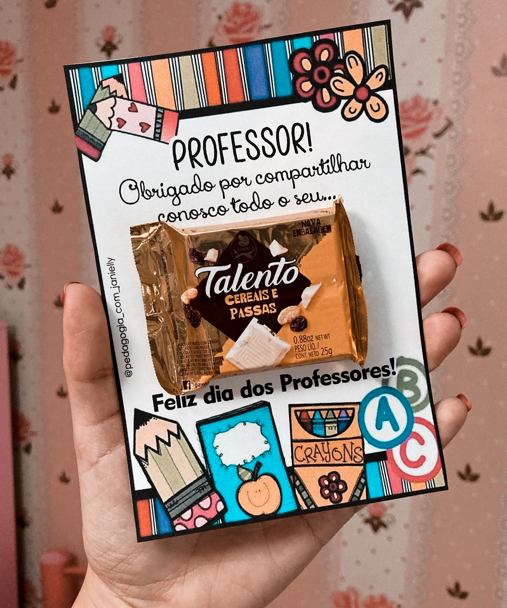 Lembrancinha Para Professor