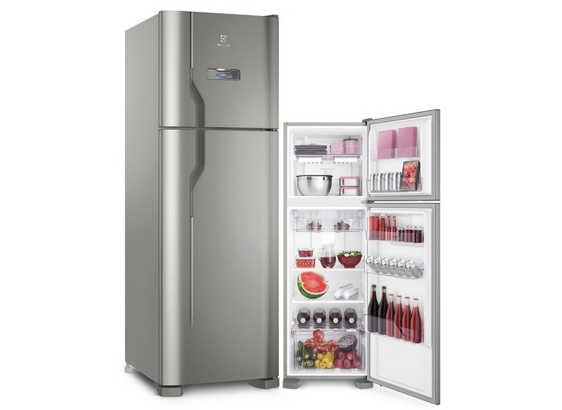 Geladeira Electrolux DFX41 Frost Free Duplex 371 Litros Inox em Promoção é no Buscapé