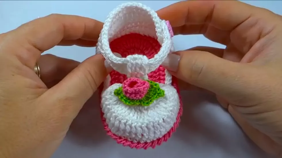 Sandalinha De Croche Para Bebe