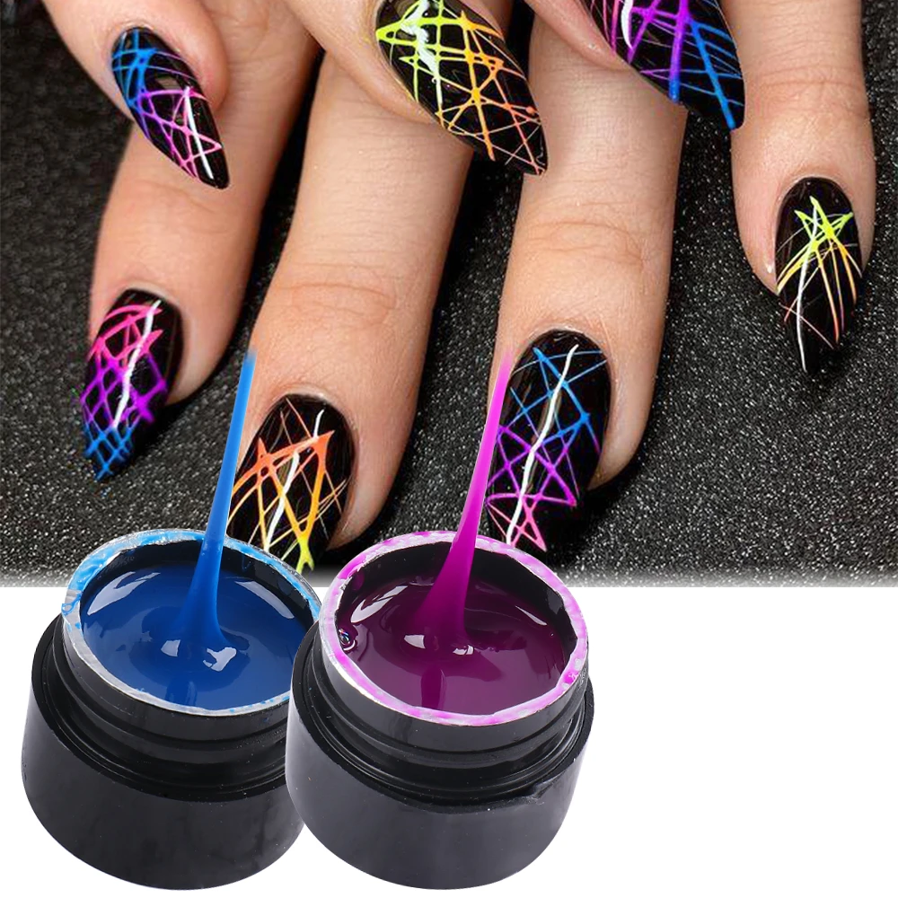 Neon Decorated Nail