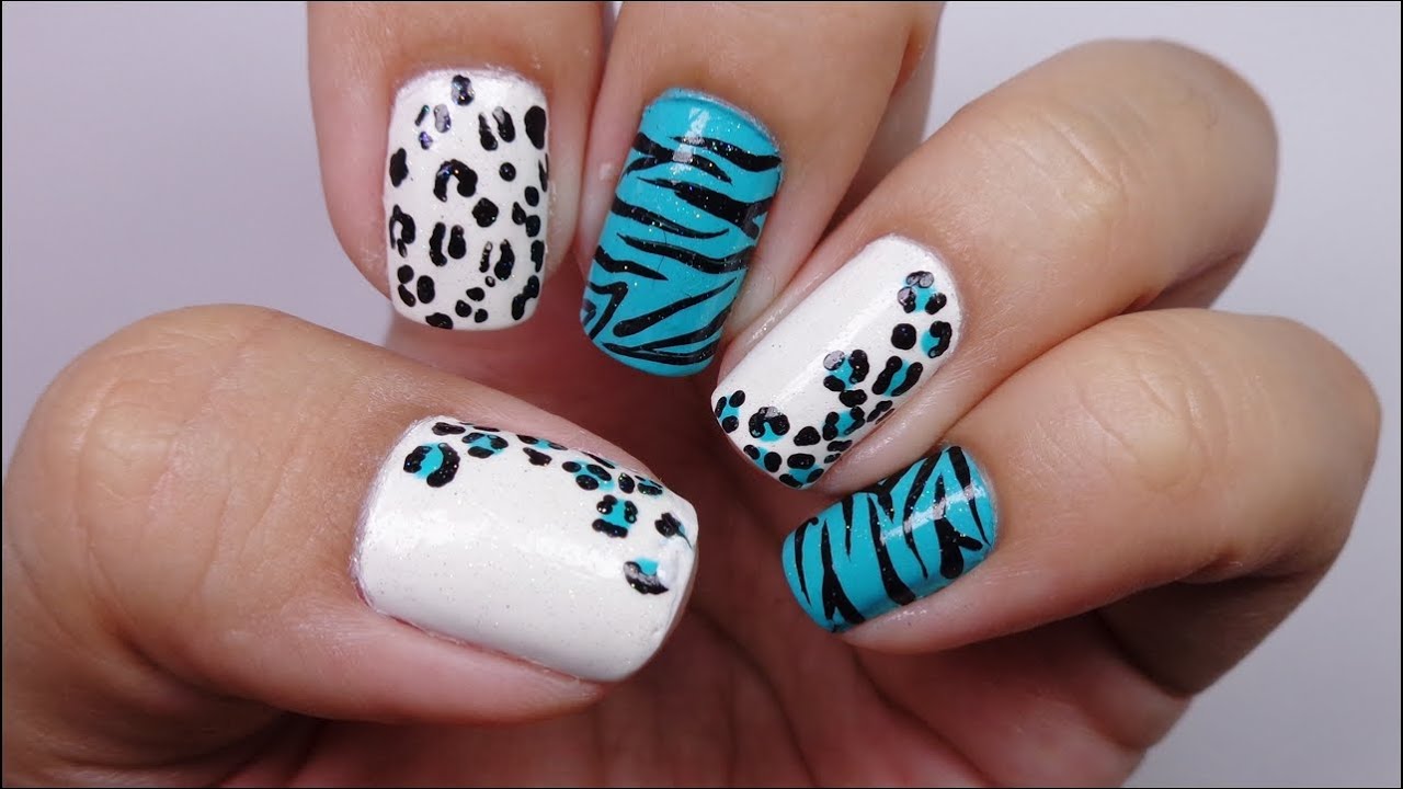 Unhas Decoradas Zebra E Onça