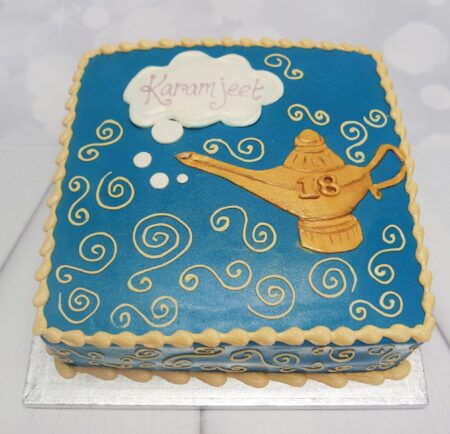 Aladdin Decorated Cake