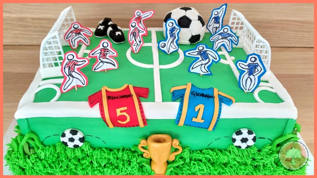 Football Field Decorated Cake