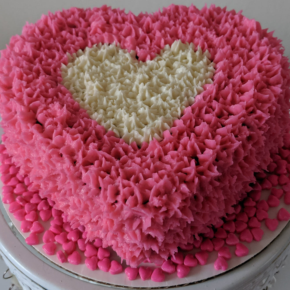 Heart Decorated Cake