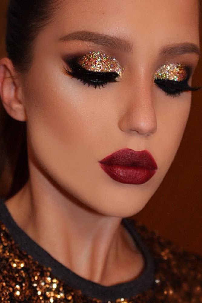 Makeup With Glitter