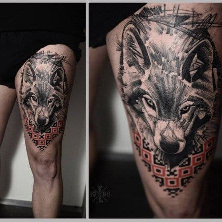 wolf tattoo